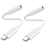2-Pack USB C To 3.5mm Adapter