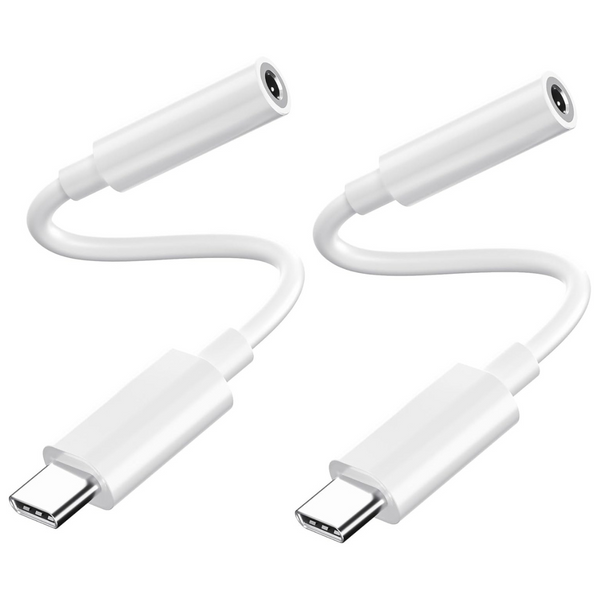 2-Pack USB C To 3.5mm Adapter