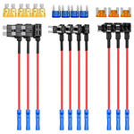 Nilight 50040R 12V Car Add-a-Circuit Fuse Adapter