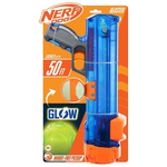 Nerf Dog 16" Translucent Blaster With Ball Clip & 2.5" TPR Glow Ball