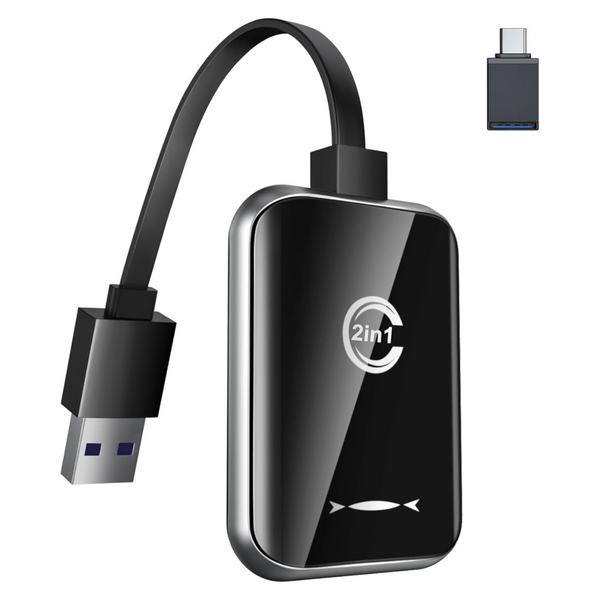 Convert Wired To Wireless 2-in-1 CarPlay Adapter For iPhone