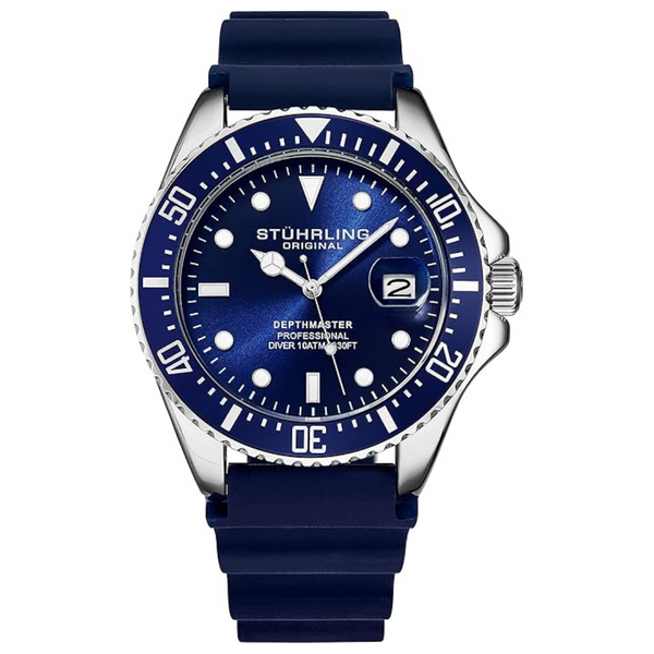 Men's Quartz Silver 42MM Case Dive Watch