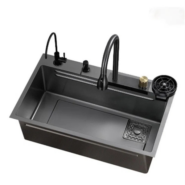 Watermony 26.7 Drop-In Single Bowl Stainless Steel Sink