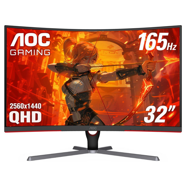 AOC CQ32G3SE 31.5" Curved FHD 165Hz 1ms HDR VA Freesync Gaming Monitor