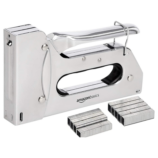 Amazon Basics Manual Staple Gun with 1000 Staples
