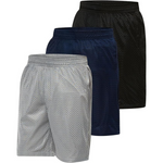 3-Pack Ultra Performance Boy's Mesh Athletic Youth Basketball Short's
