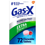 72-Count Gas-X Extra Strength Chewable Gas Relief Tablets