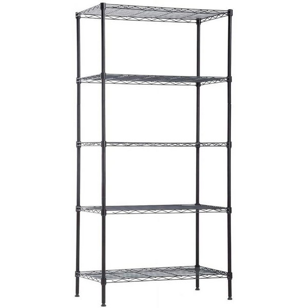 BestMassage Heavy Duty 5-Shelf Metal Freestanding Shelves