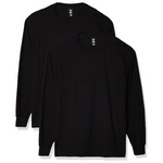 2-Pack Hanes Men's Beefy T Long Sleeve T Shirt