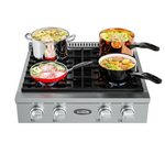 KoolMore 30" Natural Gas Range-Top With 4 Sealed Italian Burners