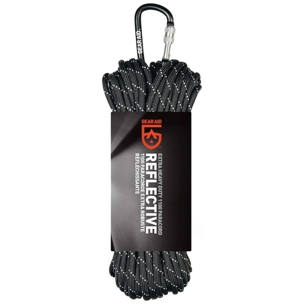 GEAR AID 100ft 1100 5.5mm Heavy-Duty Paracord & Carabiner