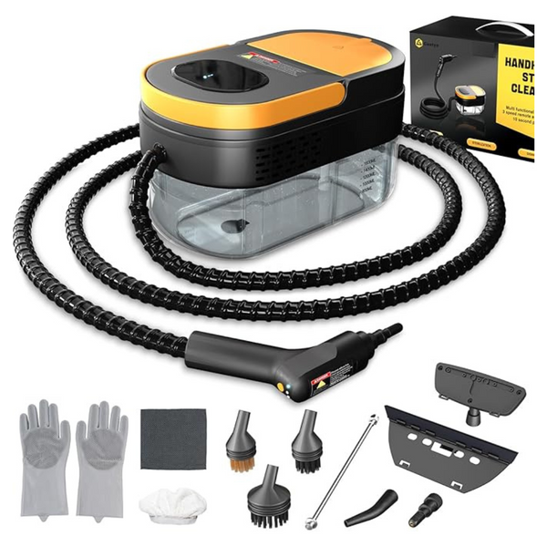 Portable Steamer for Cleaning With 11-Piece Accessories