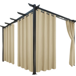 4-Count 54"x84" Outdoor Waterproof Grommet Curtain Panels