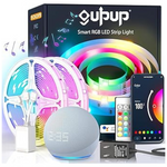 100ft Music Sync Color Changing Smart WiFi LED Strip Lights