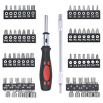 64-Piece High-Torque Ratcheting Screwdriver Set