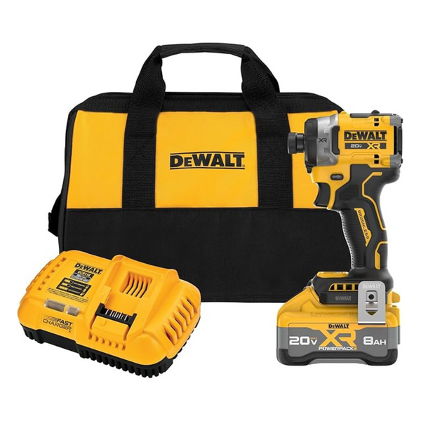 DEWALT 20V MAX XR 1/4" Cordless Impact Driver Kit