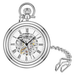Stuhrling Original Men's Skeleton Pocket Watch