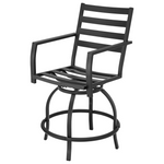 Set Of 2 Lokatse Home Patio Bar Height Chairs