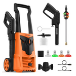 HIJOB 3000 PSI Electric Pressure Washer With 20 Ft Hose