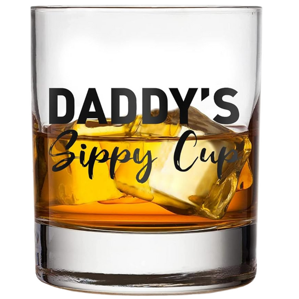 Daddy's 11 OZ Sippy Cup Whiskey Glass