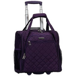 Rockland 15" Melrose Upright Wheeled Underseater Carry-On Luggage