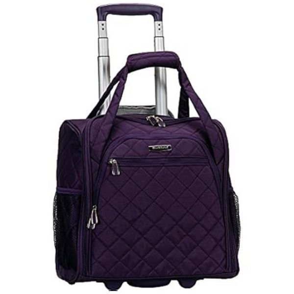 Rockland 15" Melrose Upright Wheeled Underseater Carry-On Luggage