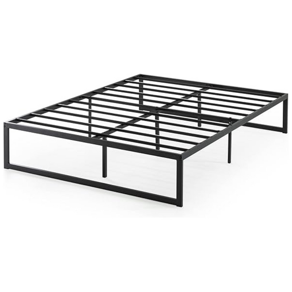 Zinus Abel Black Metal Platform Bed Frame (Queen)