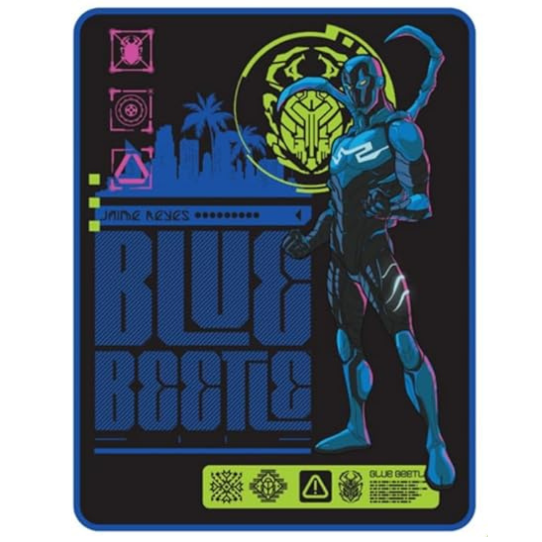 Franco WB Blue Beetle Movie Kids Bedding (46" x 60")