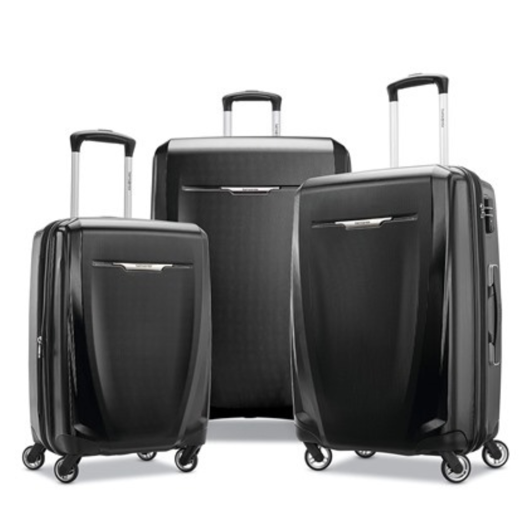 3-Piece Samsonite Winfield 3 DLX Hardside Expandable Spinner Luggage