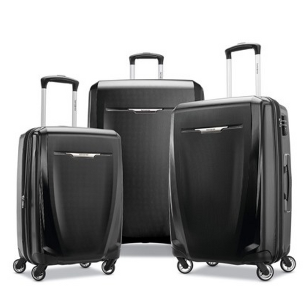 3-Piece Samsonite Winfield 3 DLX Hardside Expandable Spinner Luggage