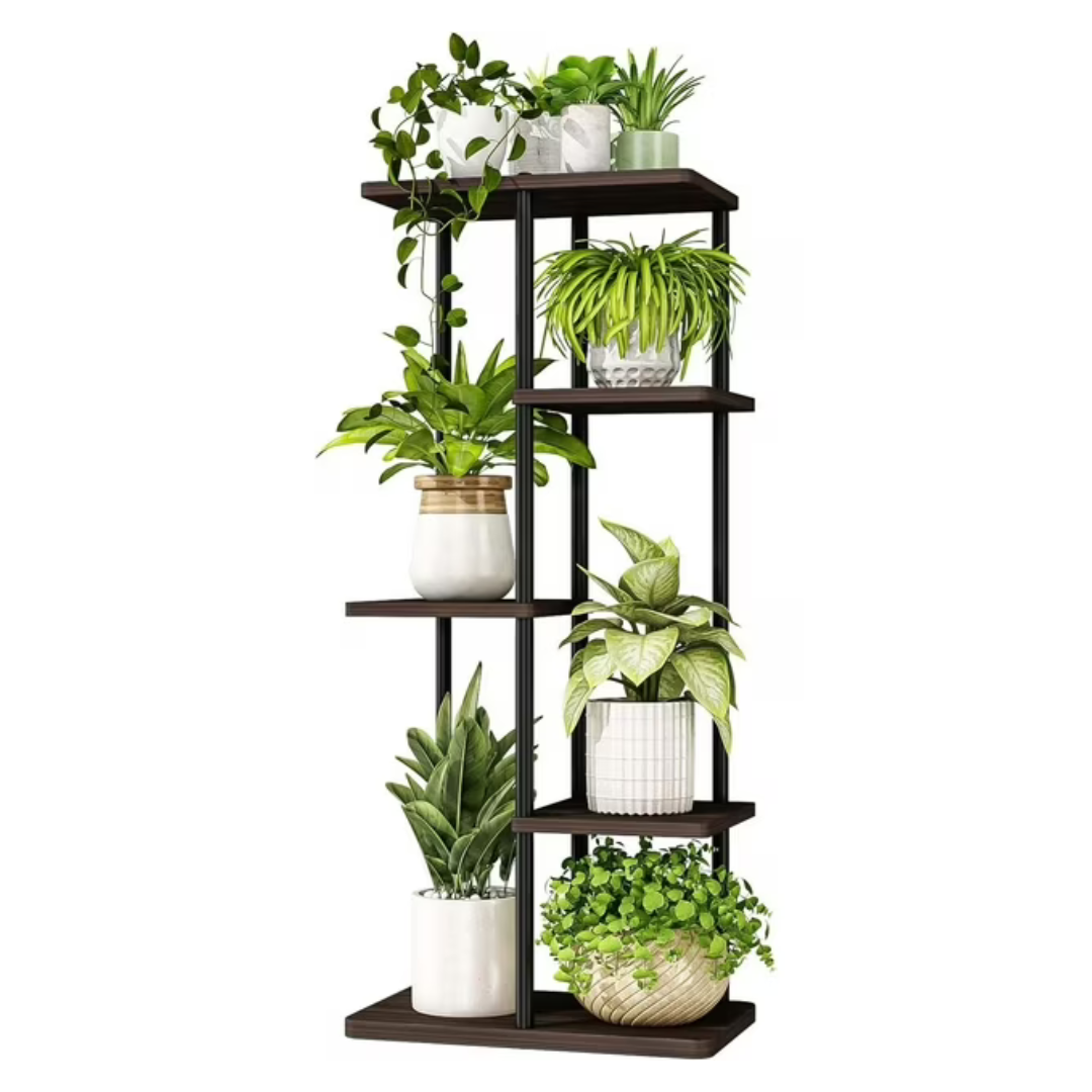 Bamworld 5 Tier Indoor Corner Plant Stand