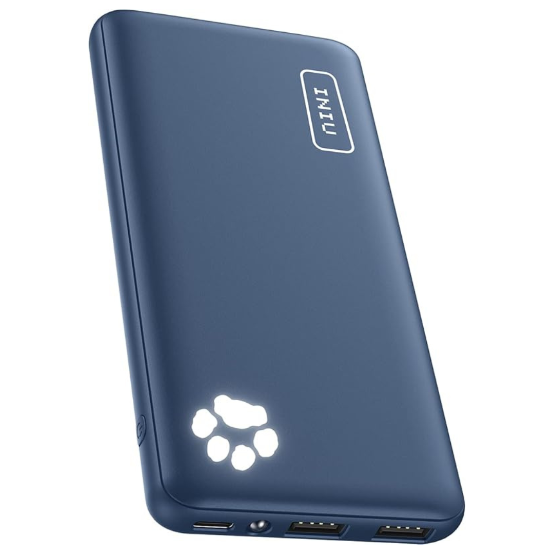 INIU BI-B41 10000mAh USB-C Portable Power Bank W/ Flashlight