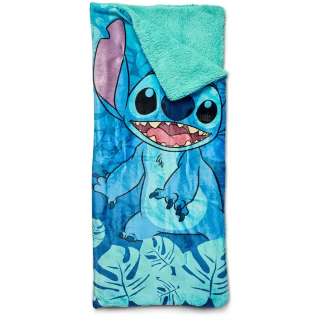 27" x 56" Northwest Lilo And Stitch Cloud Sherpa Slumber Bag