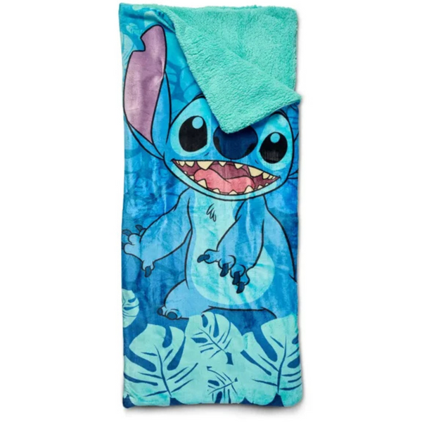 27" x 56" Northwest Lilo And Stitch Cloud Sherpa Slumber Bag