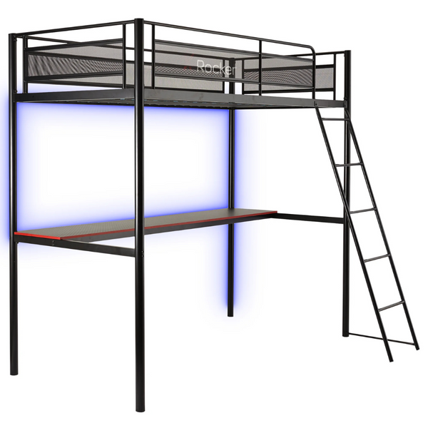 X Rocker HQ Gaming Bunk Bed With LED Lighting