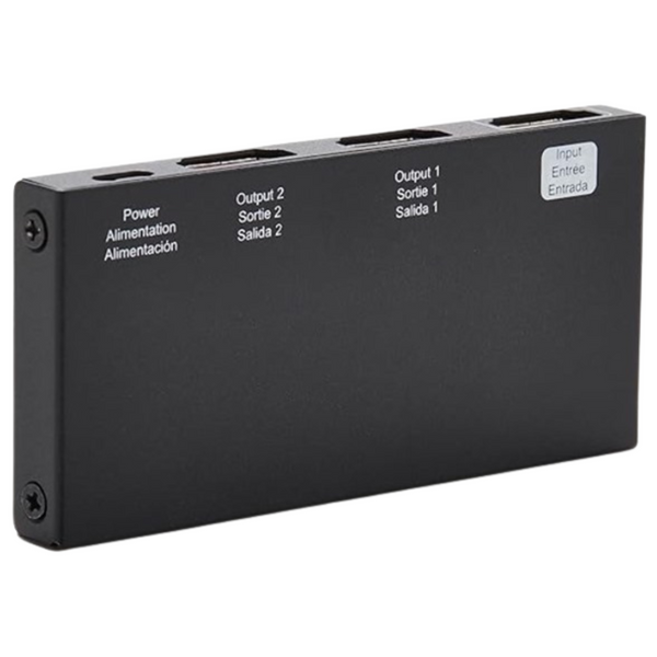 Amazon Basics 1 in 2 Out 4K 60Hz HDMI Splitter For Dual Monitors