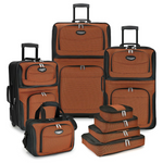 8-Piece Travel Select Amsterdam Expandable Rolling Luggage Set