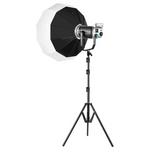 GVM SD200D Bi-Color LED Video Spotlight Kit with Lantern Softbox