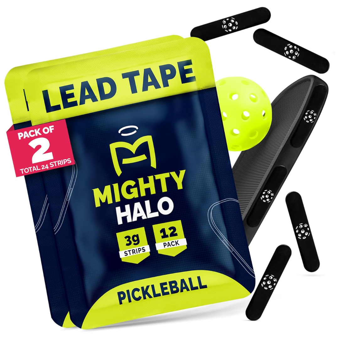 2-Pack (24-Count) Pre-Cut Lead Tape For Pickleball Paddles