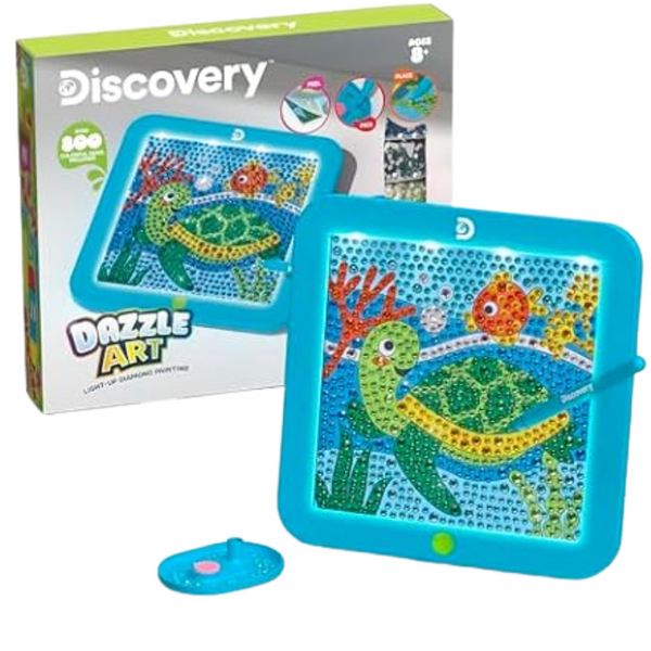 Discovery Kids Dazzle Art Light-Up Diamond Painting Kit