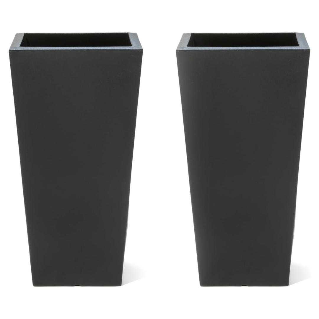 2-Count Step2 Tremont Tall Square Tapered Planter