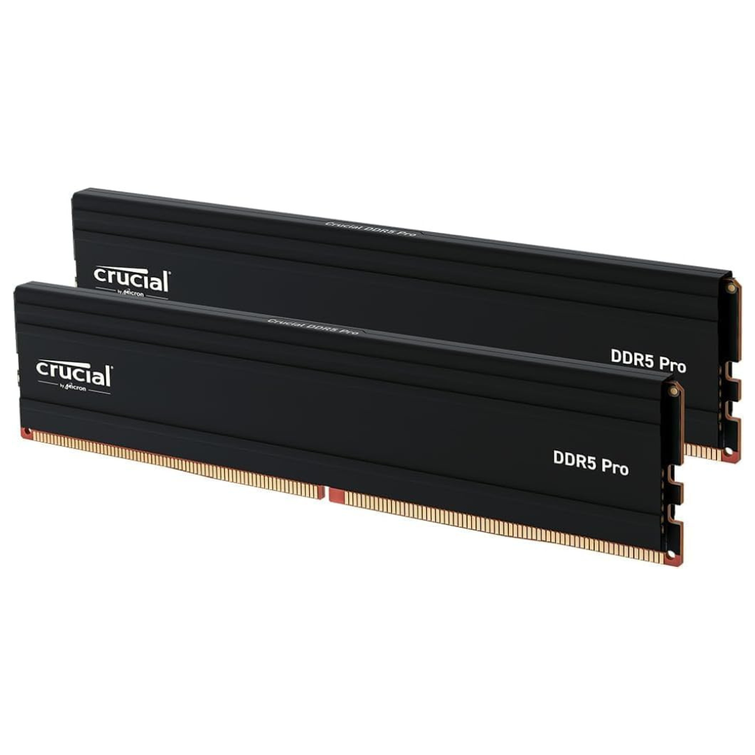 2-Pack Crucial 48GB (2x24GB) 5600MHz Desktop Memory
