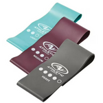 3-Piece Athletic Works Loop Exercise Bands (12" x 3")