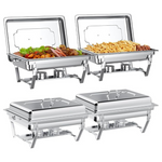 GGIU 8-Qt Chafing Dish Buffet Set With Lids