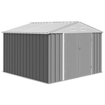 Zstar 10 x 8ft Metal Outdoor Steel Shed Storage Shed
