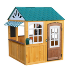 KidKraft Garden View Outdoor Wooden Playhouse With Ringing Doorbell