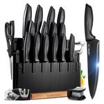 20-Piece Home Hero Kitchen Knife Set W/ Handles & Sharpener