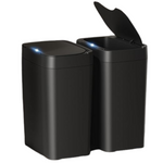 2-Pack Automatic 2.7 Gallon Bathroom Trash Can With Lid