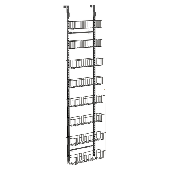 Delamu 8-Tier Adjustable Hanging Spice Rack Organizer