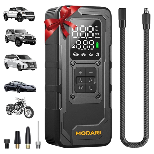 160PSI 7800mAh Tire Inflator Portable Air Compressor